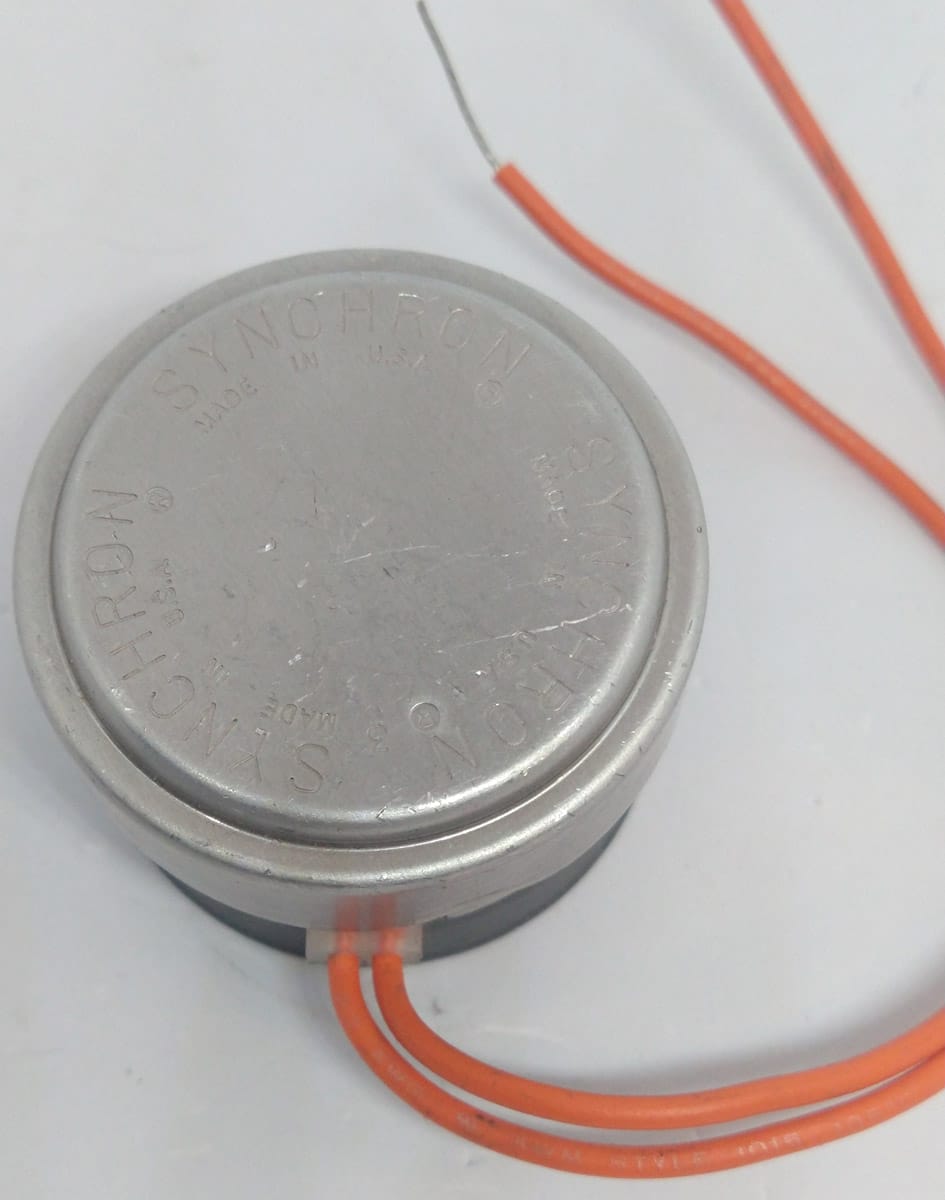 Synchron Electric Motor 9412 Ronell Clock Co.