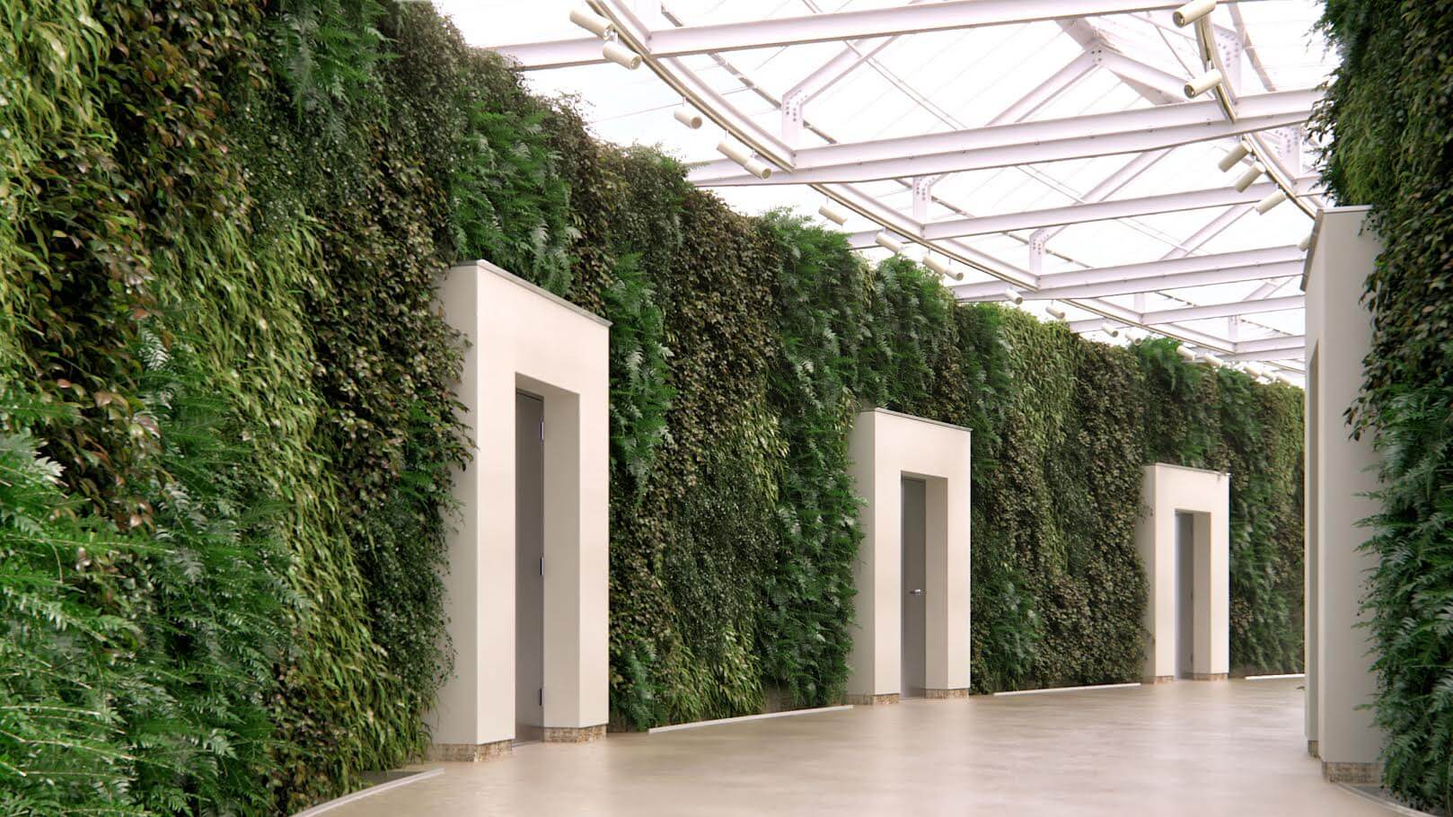 Scattering on Vertical Surfaces with Forest Pack Pro 3D Architectural