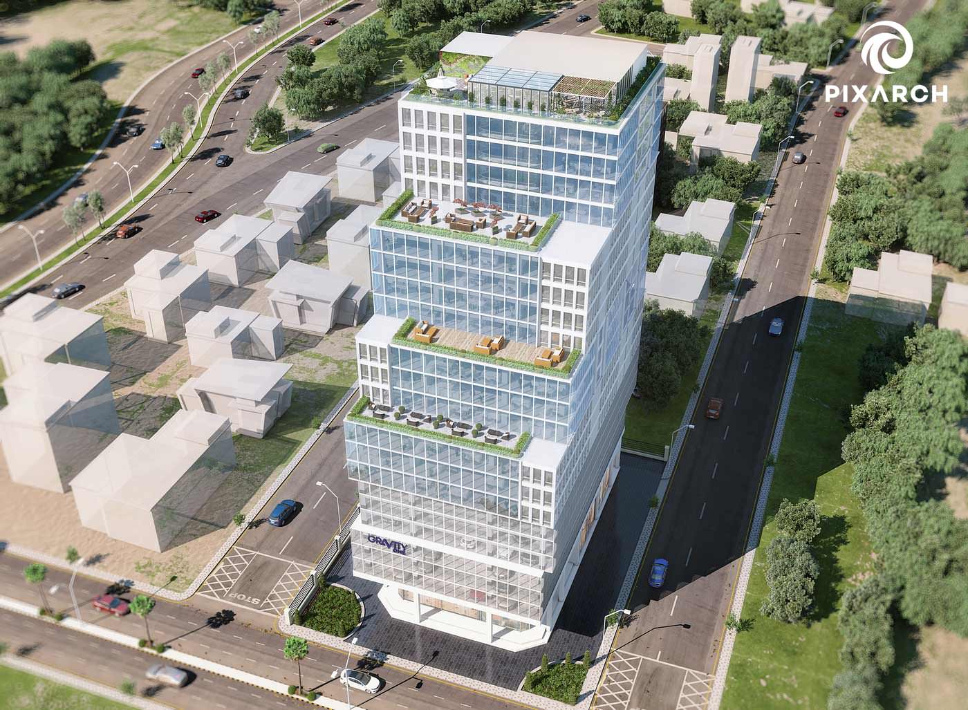 Gravity One Visualized by PIXARCH Ronen Bekerman 3D Architectural