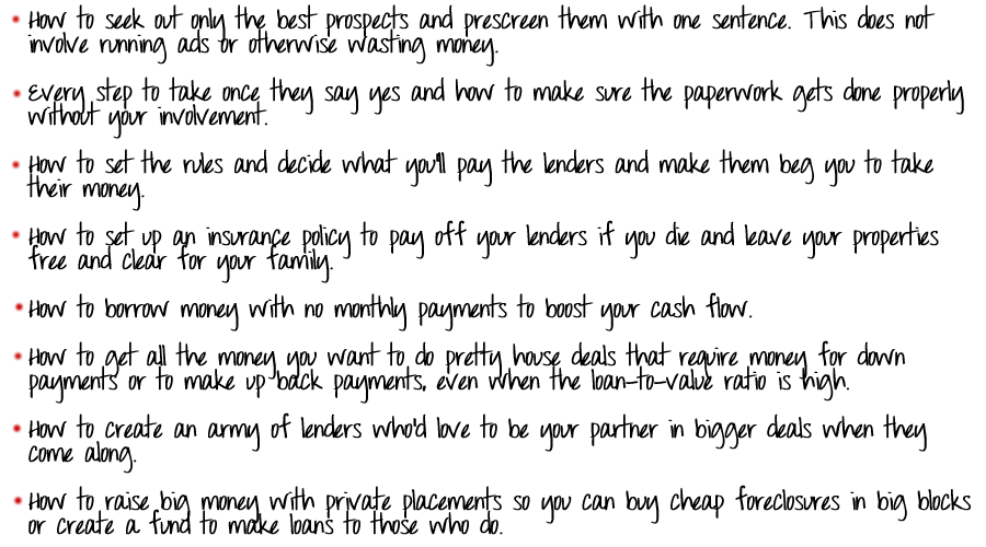 Private Lending Ron LeGrand Real Estate Investment Training