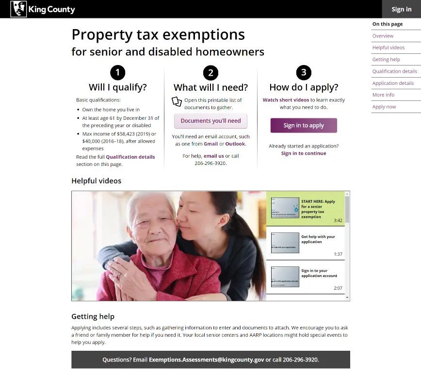 King County training Resources Online