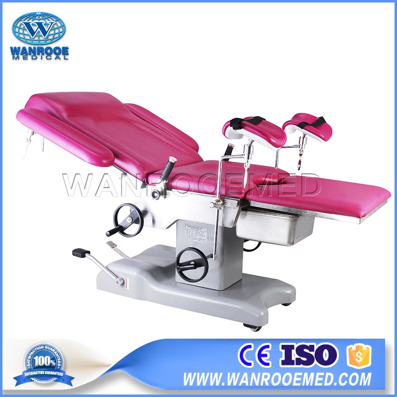 AC102D01 Manual Obstetric Delivery Table Maternity Bed Hospital Labor