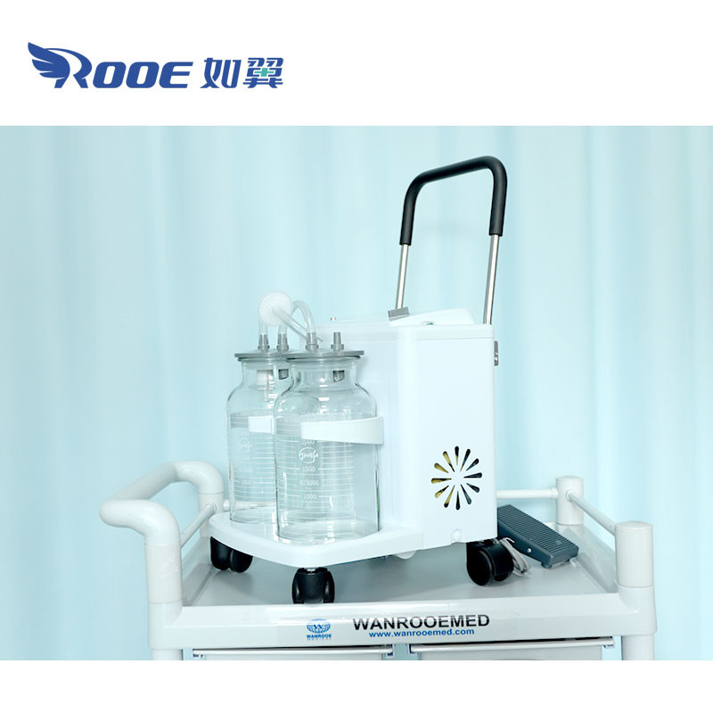 YX932D Hospital Mobile Suction Apparatus Sputum Suction Machine Jar