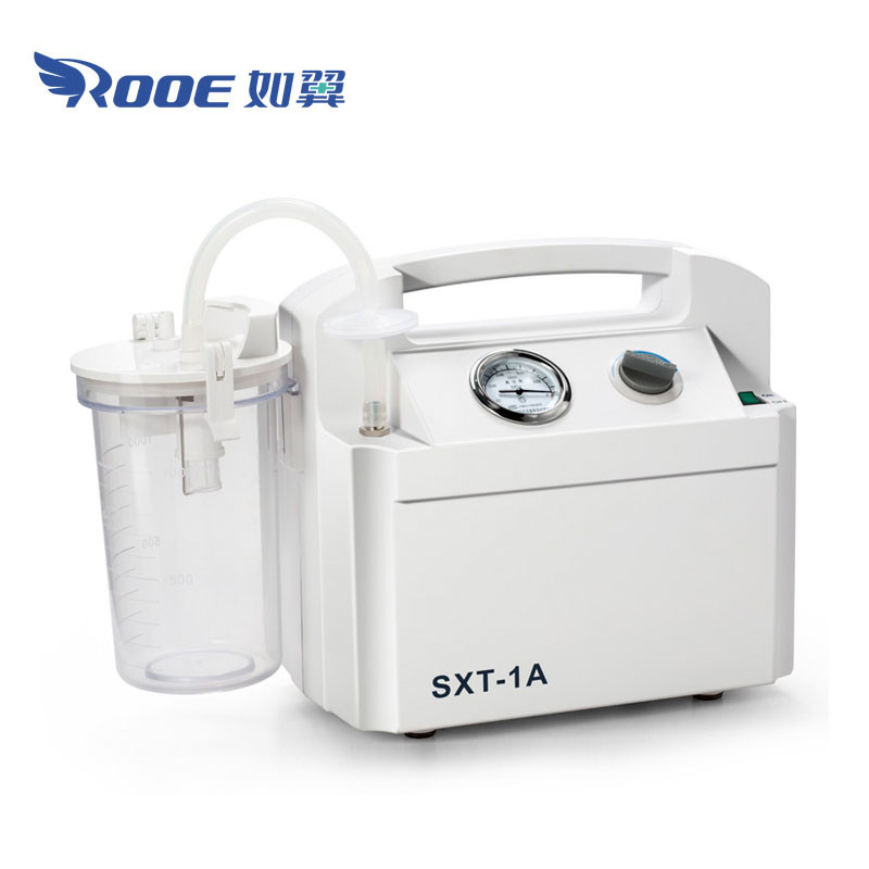 SXT1A Portable Mucus Suction Machine One Jar Phlegm Machine from China
