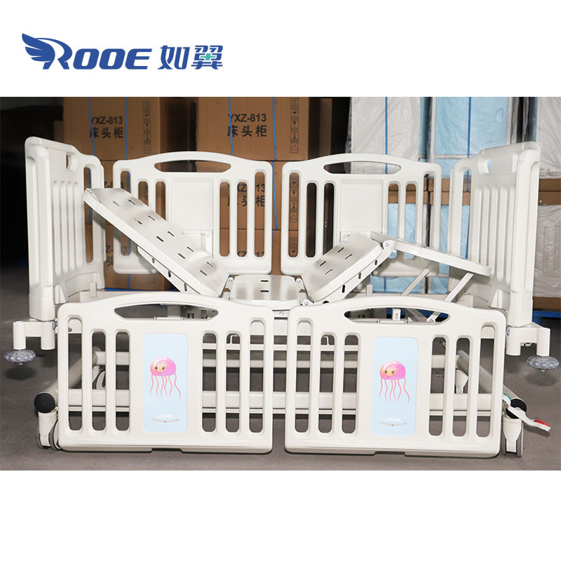 Manual Pediatric Hospital Bed High Rails Children's ICU Beds from Rooe
