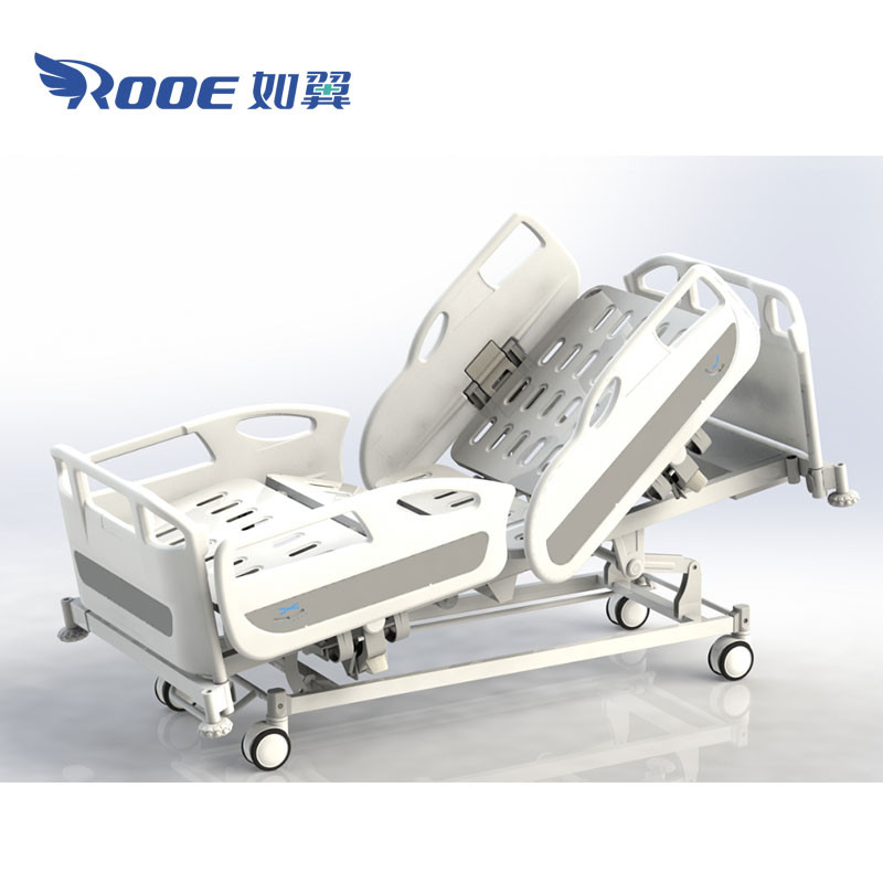 Adjustable Automatic 5 Function Hospital Bed Up And Down Patients from
