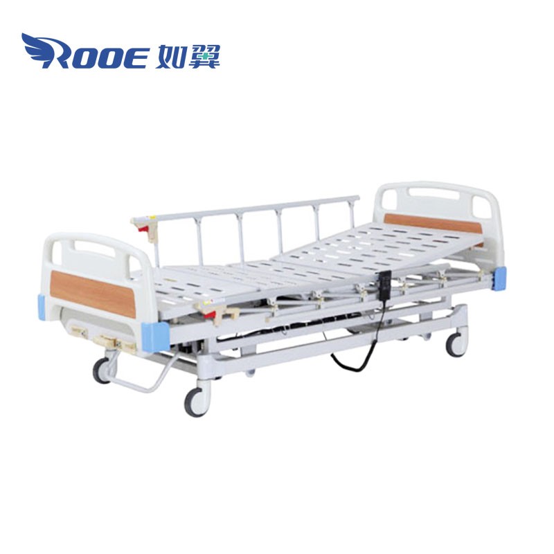 3 Crank Electric Hospital Bed Manual&Electric Medical Bed ICU Hospital Bed