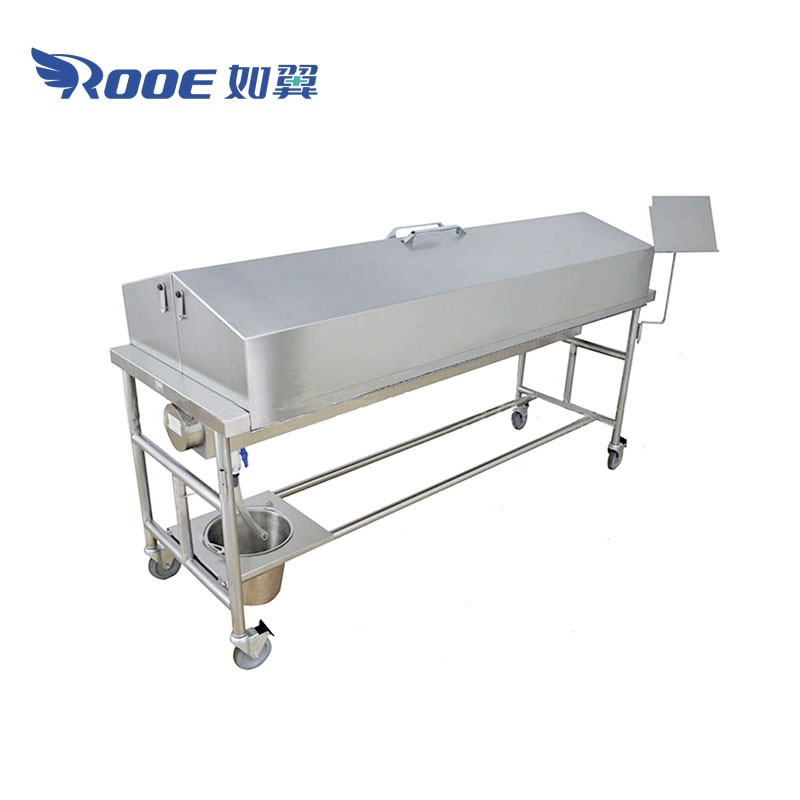 Trolley Stainless Steel Autopsy Table Cadaver Transport Carts
