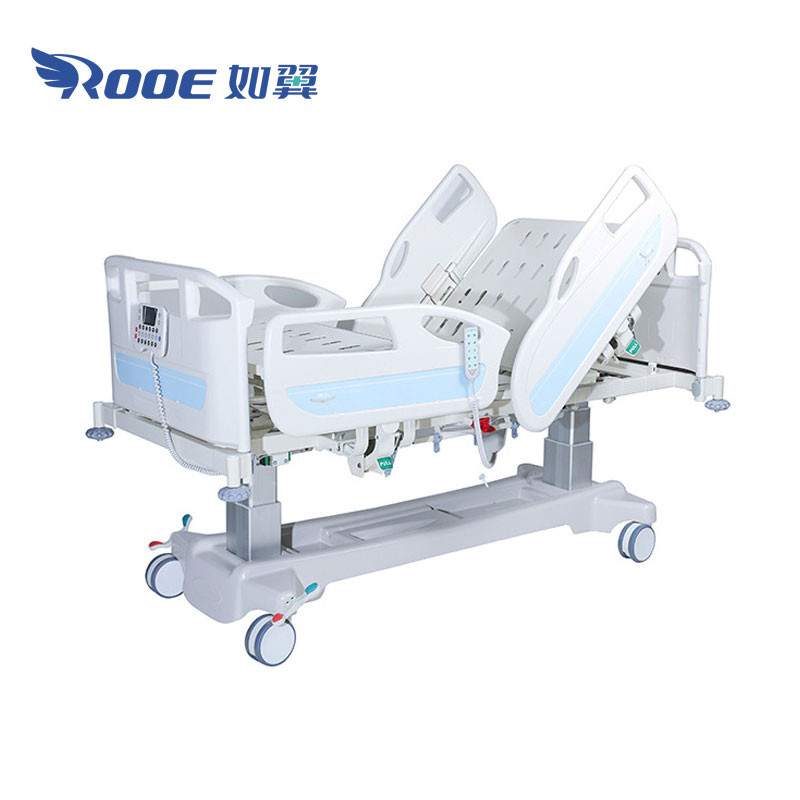 Multi Function ICU Patient Hospital Bed With Lateral Tilt from China