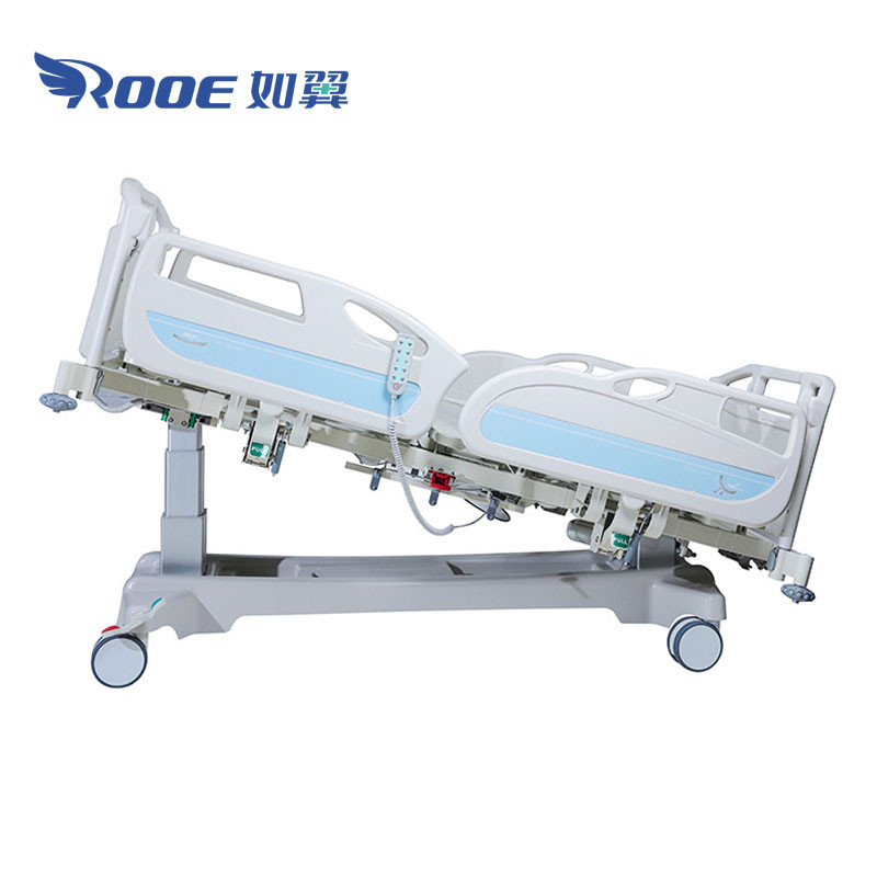 Multi Function ICU Patient Hospital Bed With Lateral Tilt from China