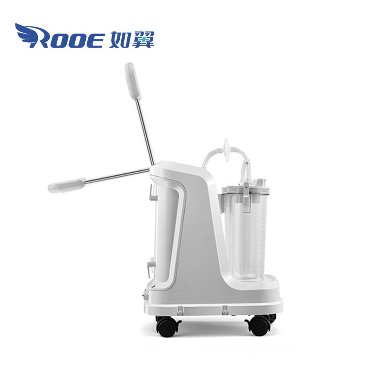Oilfree Pneumatic Foot Pedal Suction Machine Mobile Suction Apparatus