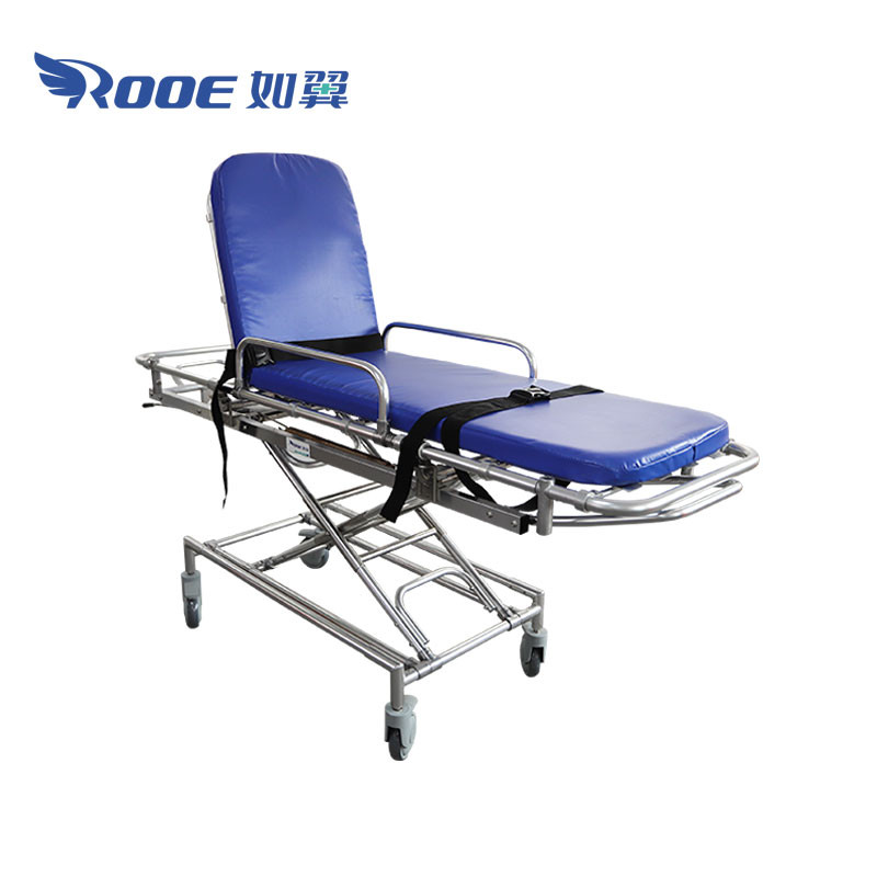 MRI Safe Stretcher Transport Gurney MRI Compatible Transfer Stretcher