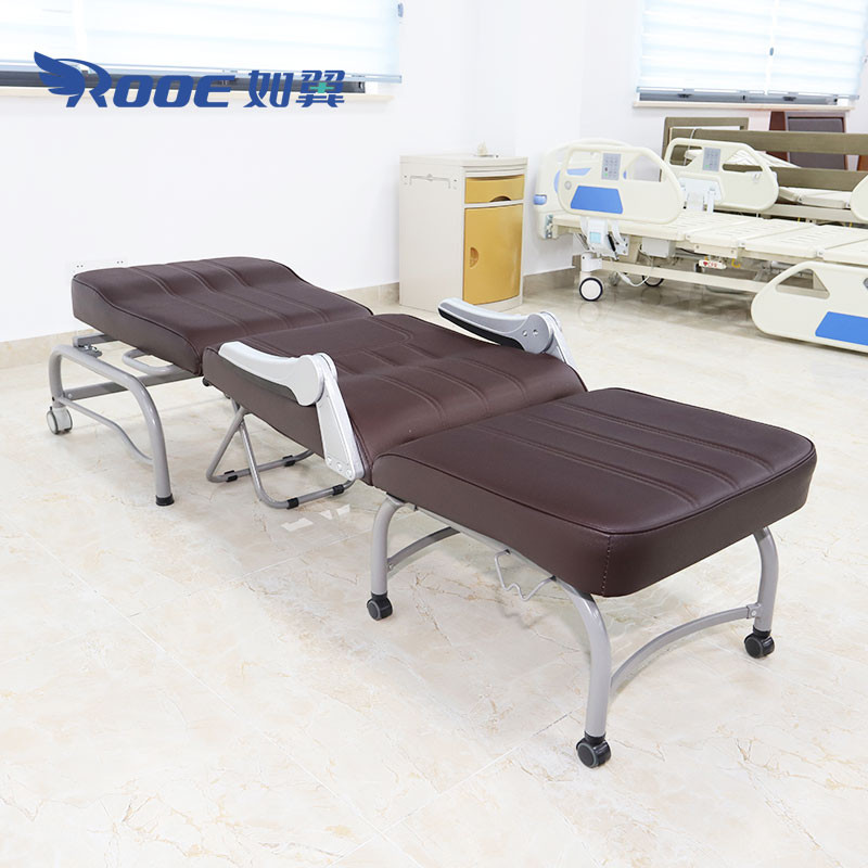 Reclining Hospital Sleeper Chair Transfusion Chair With Soft Mattress