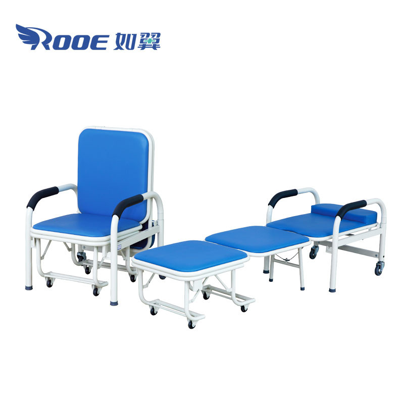 Low Price Hospital Folding Chair Patient Attendant Chair