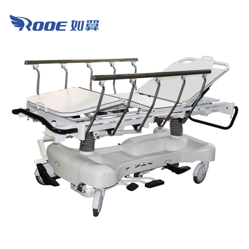 XRay Transport Stretcher Patient Stretcher Trolley Hydraulic Stretcher
