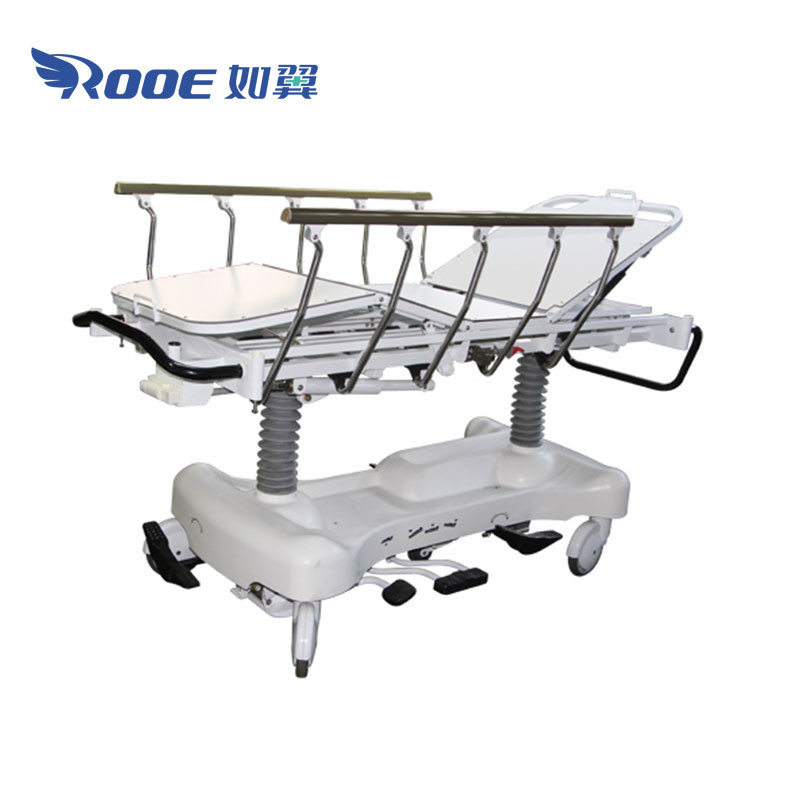 XRay Transport Stretcher Patient Stretcher Trolley Hydraulic Stretcher