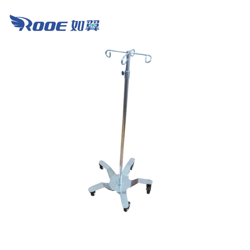 Hospital Stainless Steel IV Drip Infusion IV Pole