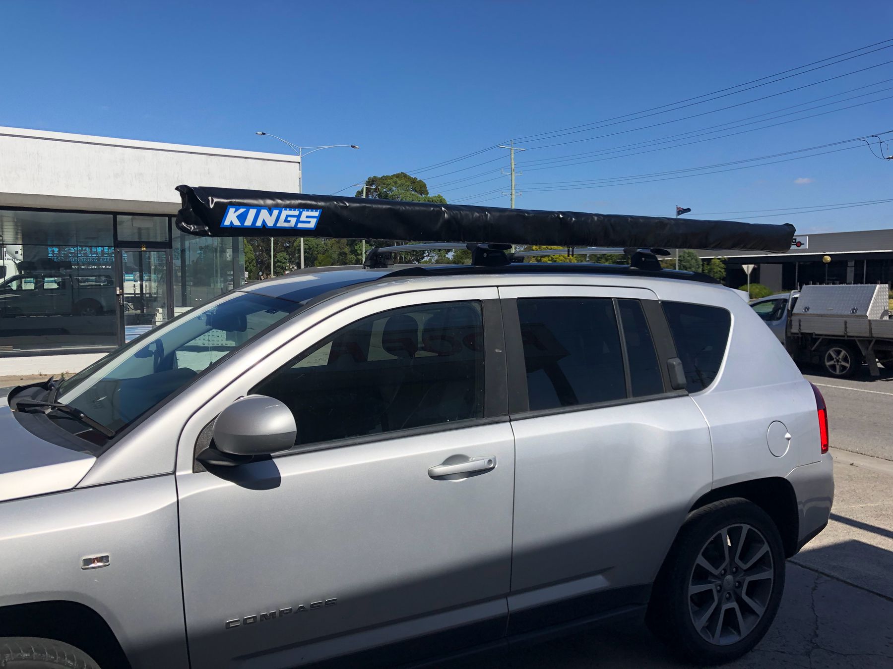 JEEP Compass fit Roof Rack and Side Awning > Roof Rack and Box