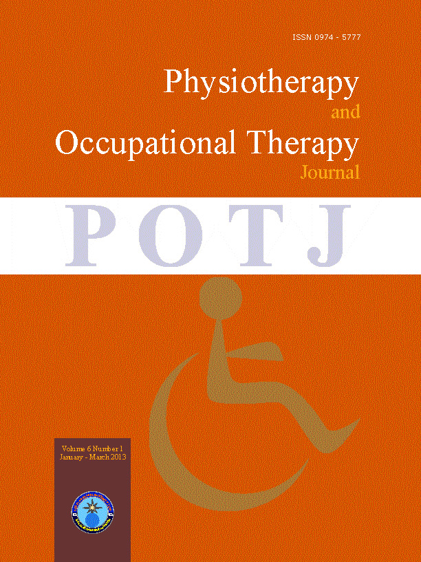 Physiotherapy and Occupational Therapy Journal