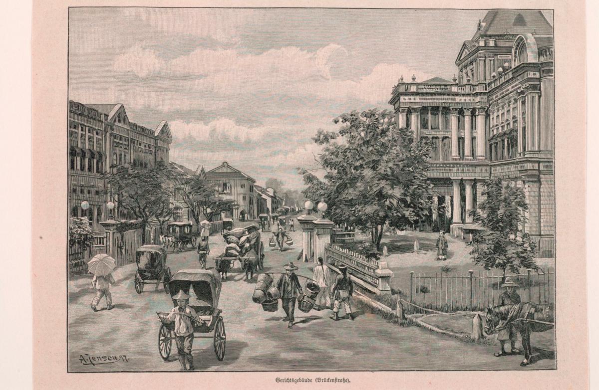 View of South Bridge Road