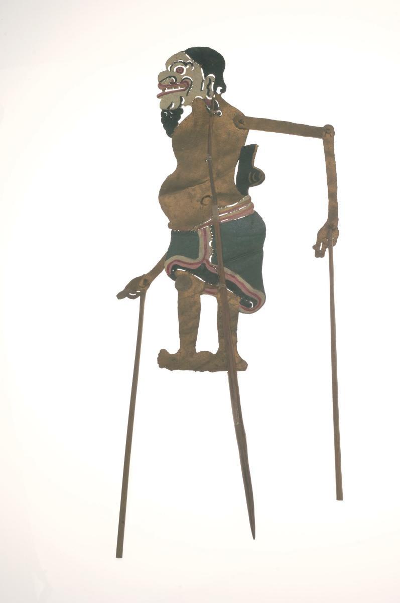 Shadow puppet, clown servant