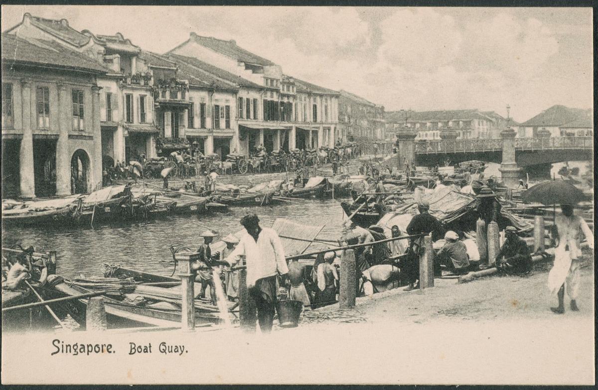 A view of Boat Quay