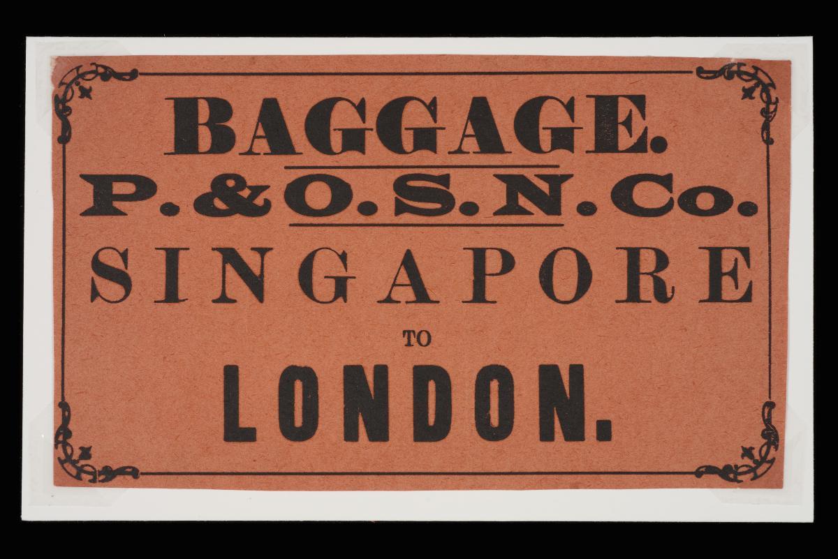 Peninsular and Oriental Steam Navigation Company (P&O) Singapore to