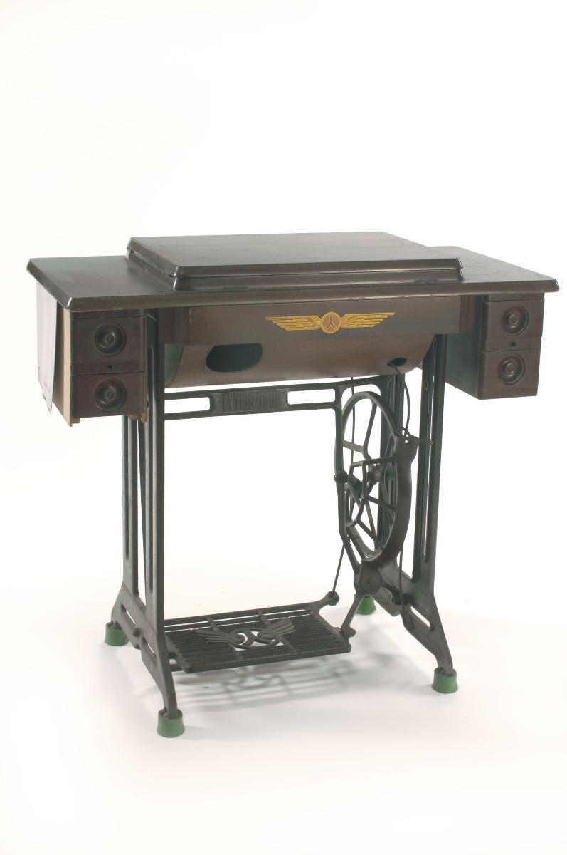'Flying Man' brand sewing machine