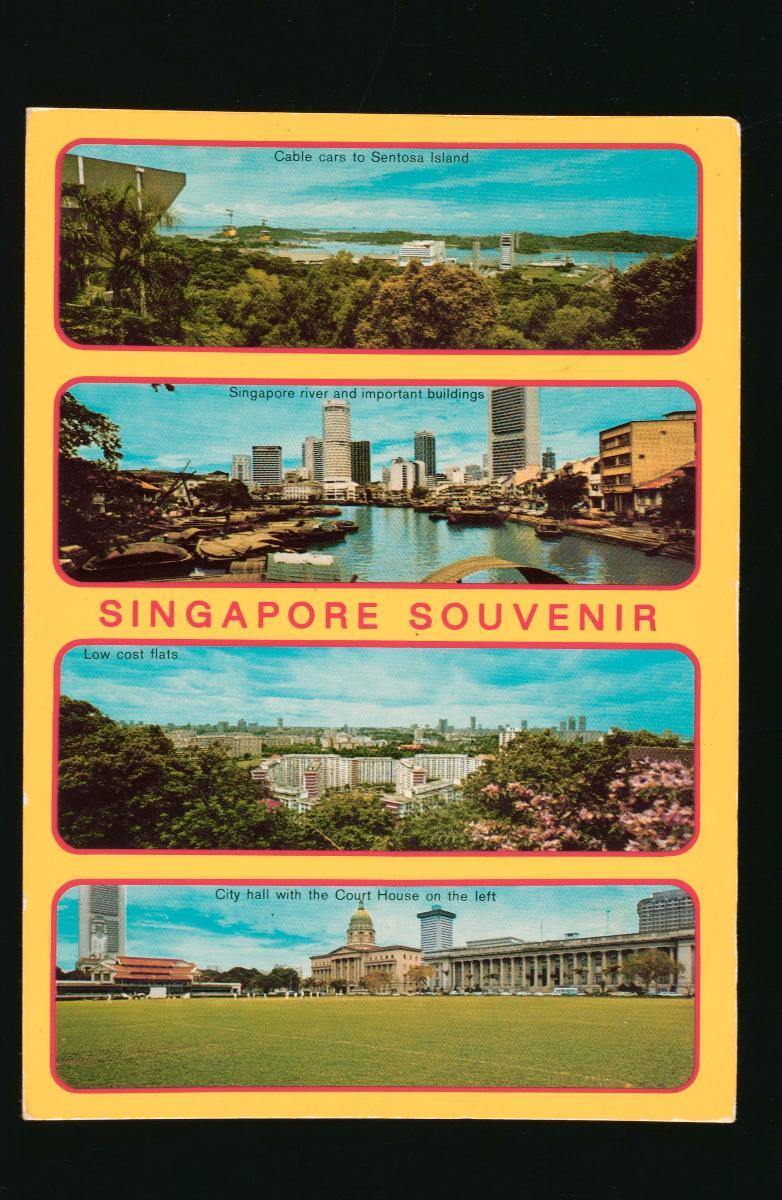 Singapore souvenir postcard