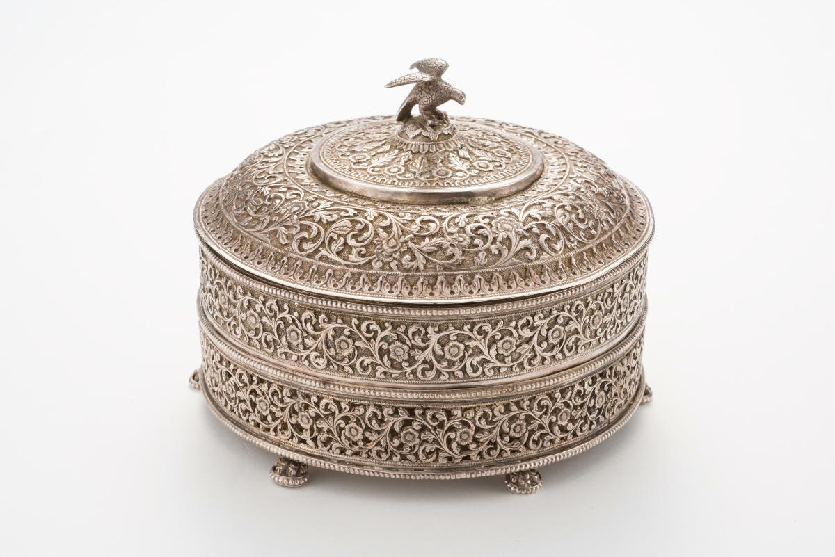 Decorative silver box
