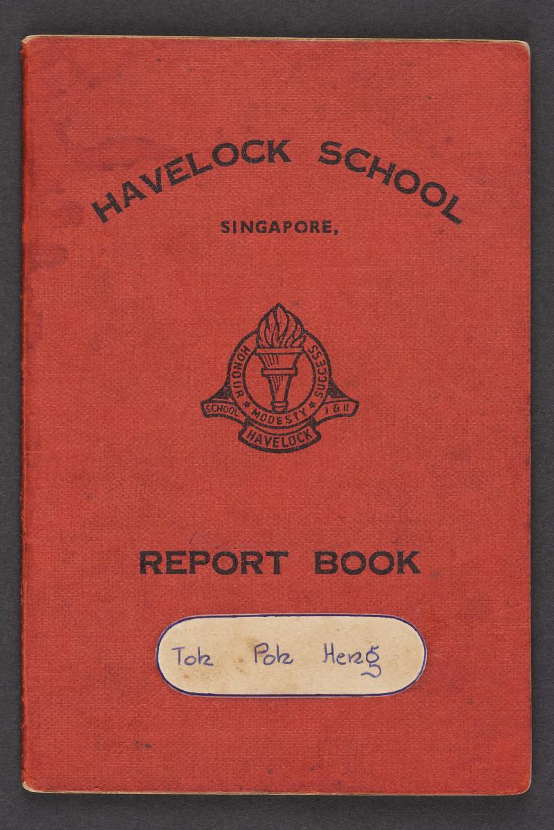 Report book from Havelock School
