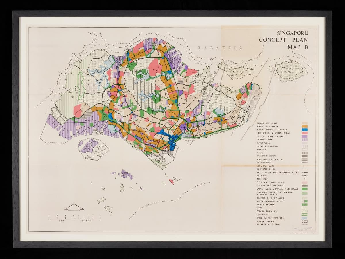 Singapore concept plan (used in guiding urban growth and infrastructure
