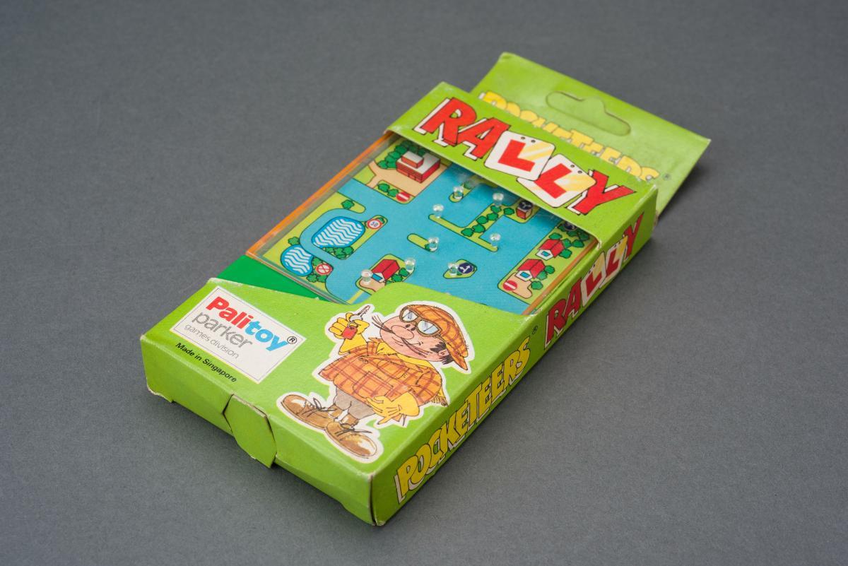 Tomy Pocketeer Rally handheld game