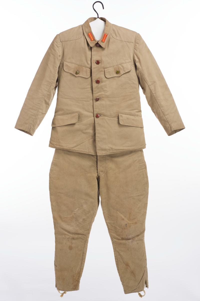 Uniform of an enlisted man from the Imperial Japanese Army during WWII