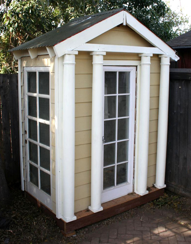 Shedcropolis A Garden Shed Made From (Mostly) Salvaged Materials