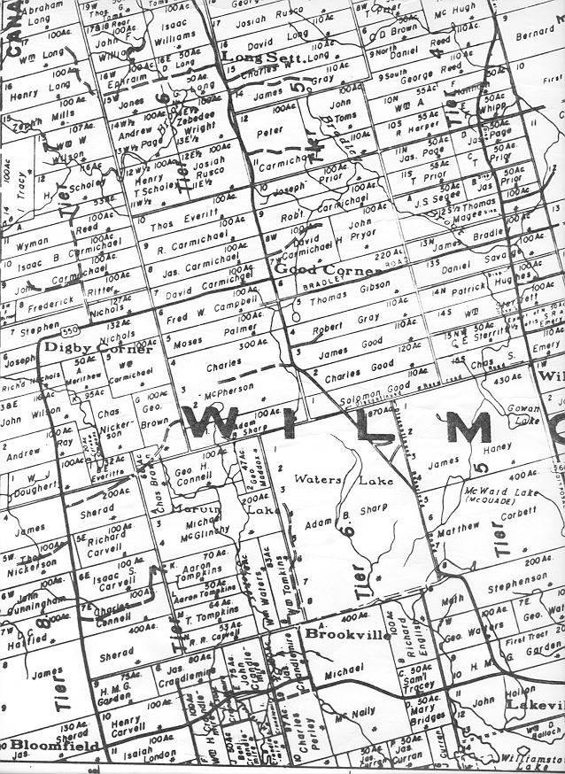 Cadastral Map. 91 Kent Parish, Carleton Co. New Brunswick, Canada