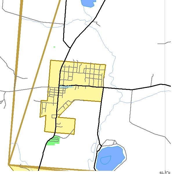 Village of Hamden Ohio Map