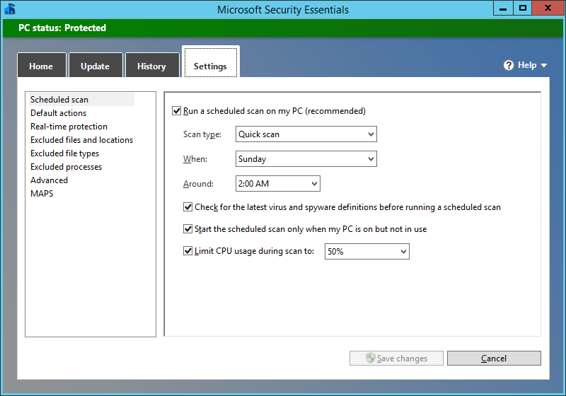 How To Install Microsoft Security Essentials In Windows Server 2012 R2