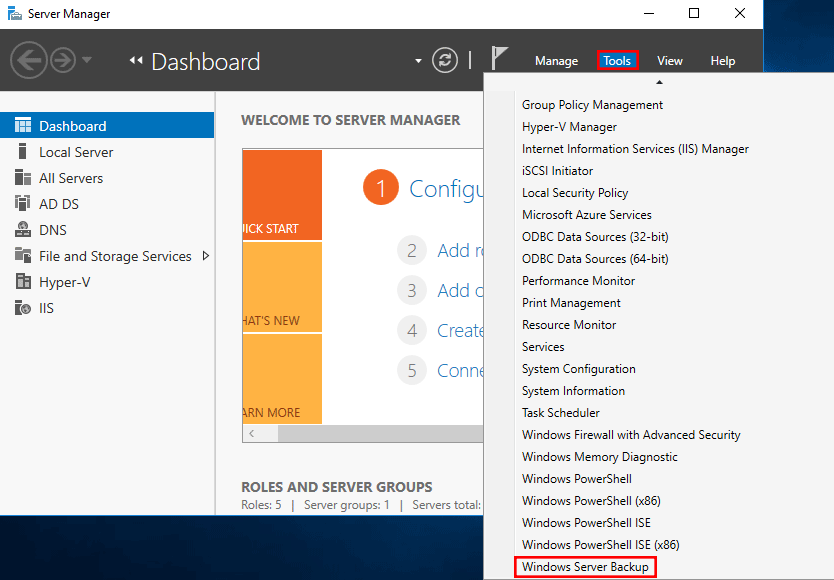How To Backup Windows Server 2016