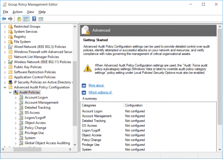 Implement Auditing Using Group Policy and AuditPol.exe RootUsers