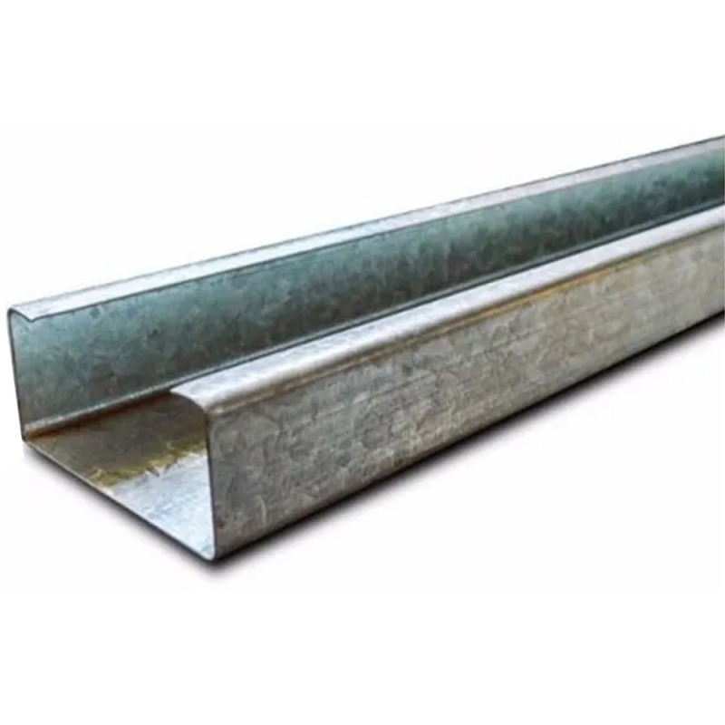 Perfil C galvanizado 80x40x1.6 mm Barra de 12m