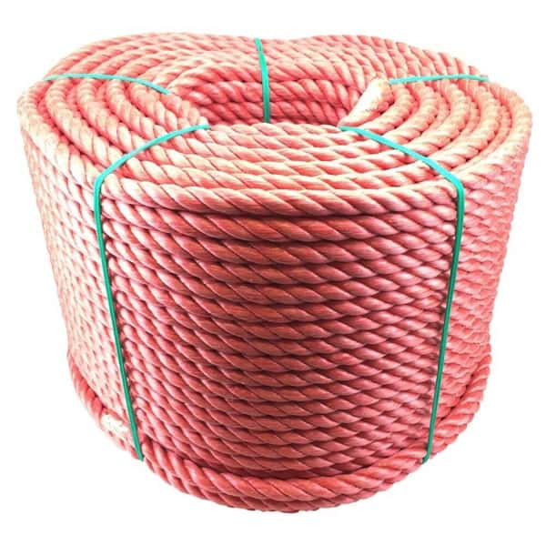10mm Red Polypropylene Rope 220 Metre Coil RopeServices UK