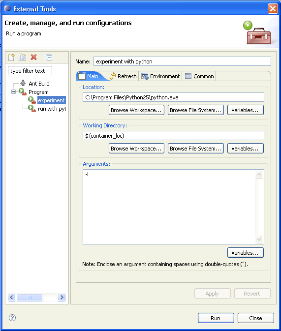 How to Configure Eclipse for Python