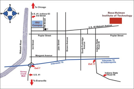 Rose Hulman Campus Map Maps & Directions | Rose-Hulman