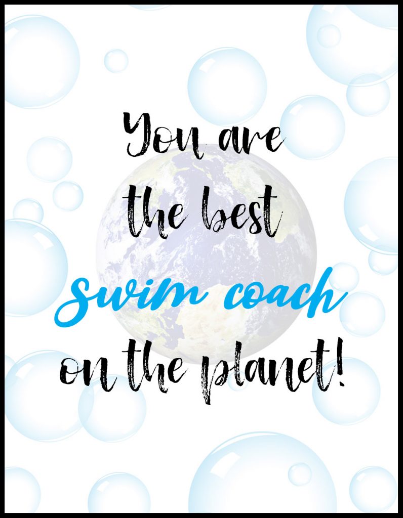 Free Printable Swim Teacher Coach Thank You Cards Rose Clearfield