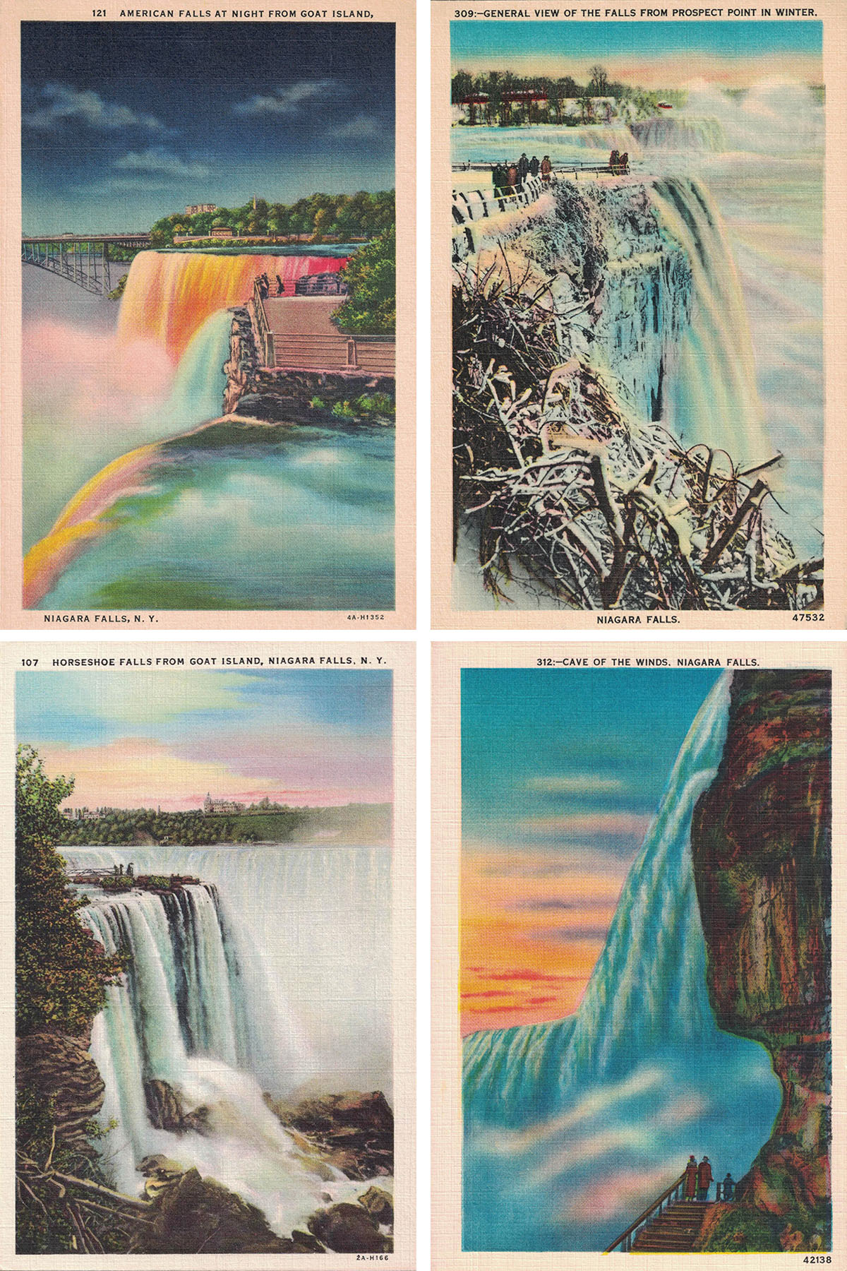 Free Printable Niagara Falls Postcards Collage • Rose Clearfield