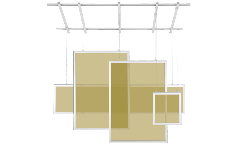 Shop Butterfly Track Graphic Hanging System Rose Displays