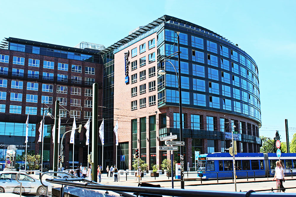 Radisson Blu Rostock ein Hotel mit Aussicht Rosegold & Marble