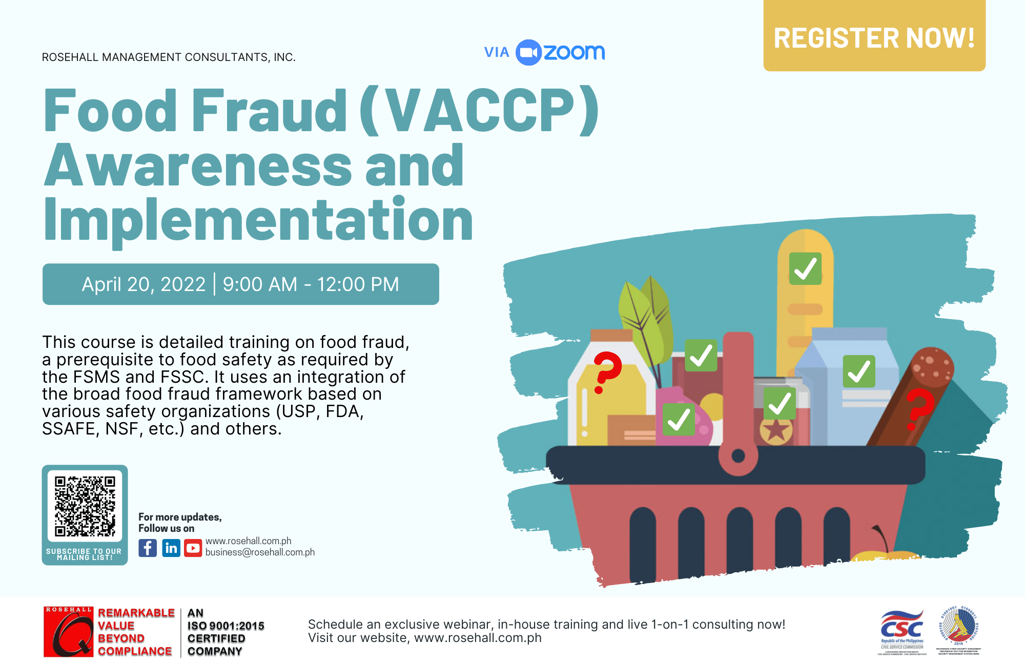 Food Fraud Infographic