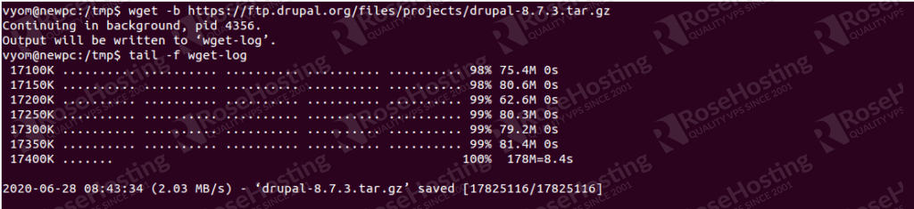 How to Install and Use Wget on Linux RoseHosting